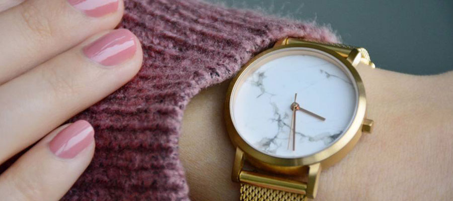 montre dorée
